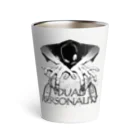 nidan-illustrationの"DUAL PERSONALITY"(B&W) #1 Thermo Tumbler