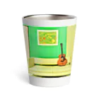 Rock★Star Guitar School 公式Goodsのアコースティックギター Thermo Tumbler