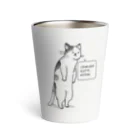 AmuAmu shopのおさかな買ってきてねこ Thermo Tumbler