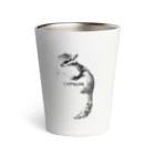 coco_chipmunkのモノクロシマリスシリーズ Thermo Tumbler