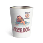 nidan-illustrationの"RELAX" サーモタンブラー