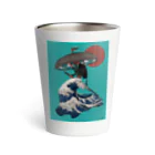 ブロッコリSPの富嶽三十六景スカート🌊🌊🌊 Thermo Tumbler