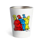 TOMMY★☆ZAWA　ILLUSTRATIONの3 Bros. Colored (三兄弟。3色。) Thermo Tumbler