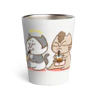 tiMo'sのお悟り猫たちのお茶タイム Thermo Tumbler