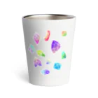 R☆worldのラメ宝石 Thermo Tumbler