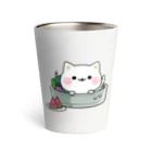 DECORの気づかいのできるネコ　夏ver. Thermo Tumbler