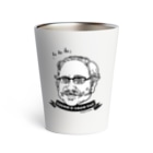 helmet-works.のオジ・スマイリー・モノクロ Thermo Tumbler