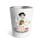 イラストレーターのサンレモのDARARI BURGER Thermo Tumbler