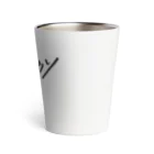 カワウソ祭屋さんのスナックカワウソONLINE_黒字 Thermo Tumbler