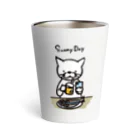 KITARO-GHEE suzuri shopのSunny Day ネコ Thermo Tumbler