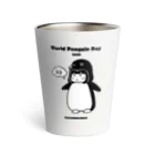 MUSUMEKAWAIIの0425「World Penguin Day」 Thermo Tumbler