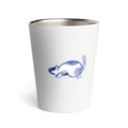 HERの穴を覗くねこ Thermo Tumbler