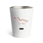 6:00 a.m.のdinosaur Thermo Tumbler