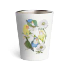 Gimme latte!のもりもりコザクラインコ Thermo Tumbler