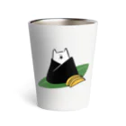 けちゃっぷごはんのお店のおにぎり猫 Thermo Tumbler