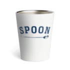 LONESOME TYPE ススのSPOON (NAVY) Thermo Tumbler