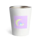 青空林檎のお店屋さん。の月の子 Thermo Tumbler