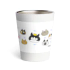 baaya_nekoの魚とにゃんずVer.保護猫たちのおうち探し　保護猫支援金付グッズ Thermo Tumbler