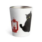 WAMI ARTのランタン猫 Thermo Tumbler