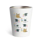 ゆんのまんまるねこねこパラダイス Thermo Tumbler