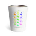 ピアンポン -phangpon-のCOLORFUL SPAGHETTI  Thermo Tumbler