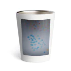 tomozou15の青い花🌷 Thermo Tumbler
