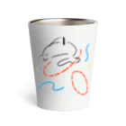 yuktamuraのイルカはザンブラコ Thermo Tumbler