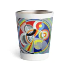 世界の絵画アートグッズのロベール・ドローネー 《リズム No.1》 Thermo Tumbler