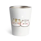 ハムスターちゃんねるの雑貨屋さんのもちおくんとオスカルくん Thermo Tumbler