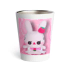 pupupuchiusaのSNSのトプ画のぷちゃん Thermo Tumbler