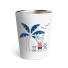 8anna storeのHAPPY HAPPY HAPPY！上を向いて笑おう！夏バージョン Thermo Tumbler