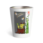 チュミとボボビのたけねこ参上 Thermo Tumbler