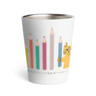 mapechiのトラネコしまお、絵への野望 Thermo Tumbler