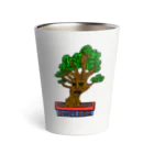 oekaki/ROUTE ONEの人面盆栽 Thermo Tumbler