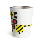 トモカピのシンプルでかわいいふみきり Thermo Tumbler