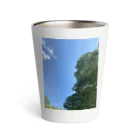 GreenTrexの木のある空 Thermo Tumbler