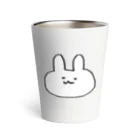 misopiyoのシンプルなうさぎ Thermo Tumbler