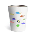 ハナのお店のカラフルな魚たち Thermo Tumbler