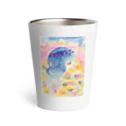 SHOP 琥珀糖のまみの水彩画『恋する』2 Thermo Tumbler