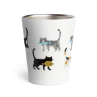 YoakeNecoのよあけねこ　集合 Thermo Tumbler