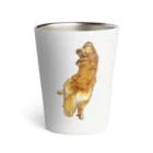 flatcoatedretrieverのgolden retriever Thermo Tumbler