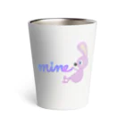 Tiny's picturesのMineシリーズ　"Mimi" Thermo Tumbler