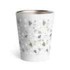 まめるりはことりのたっぷり文鳥ちゃん【まめるりはことり】 Thermo Tumbler