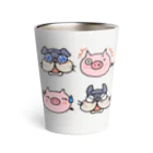 あきたみクリエイトのBoo&Poo sad face Thermo Tumbler