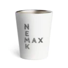 めいぷるのＮＥＭＫＭＡＸ(黒文字) Thermo Tumbler