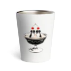 in the eyesのボーダーコリーのコーヒーゼリー Thermo Tumbler