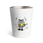 たけちとシュクルのトローンボーンを吹く猫 Thermo Tumbler