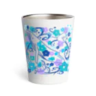 Aquagirl Zamami のZamami サマーシーフラワー Thermo Tumbler