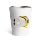 Astrio SUZURI店のフライチョウチョウウオちゃん Thermo Tumbler