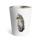 S.Dのちょこんと座る猫 Thermo Tumbler